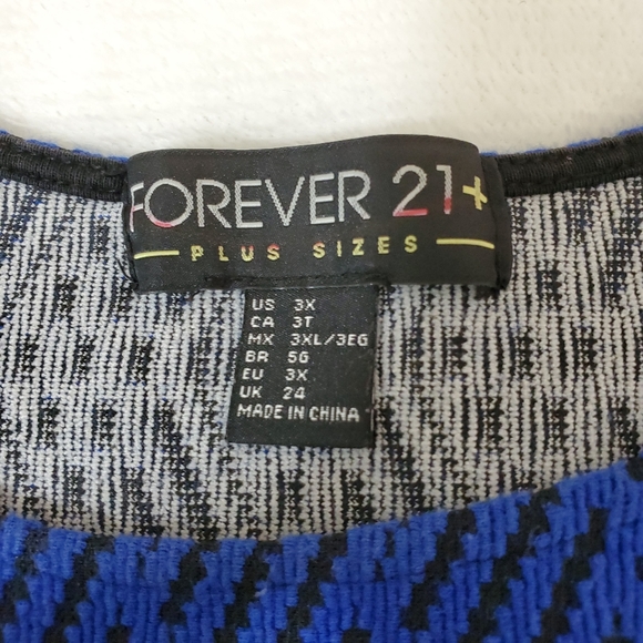 Forever 21 Plus Geometric Print Crop Tank Top - Picture 8 of 10